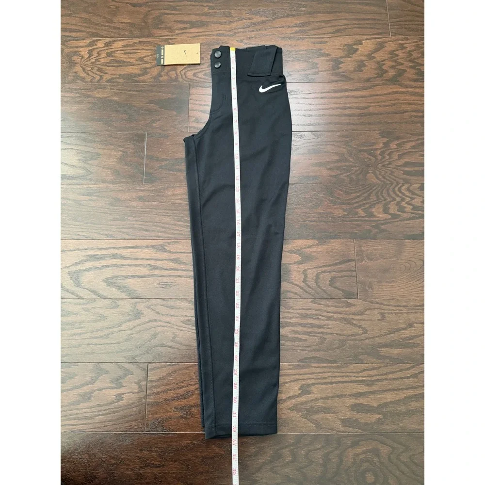 Nike Kids Black Baseball Pants Small HQ7400-010 New With Tags